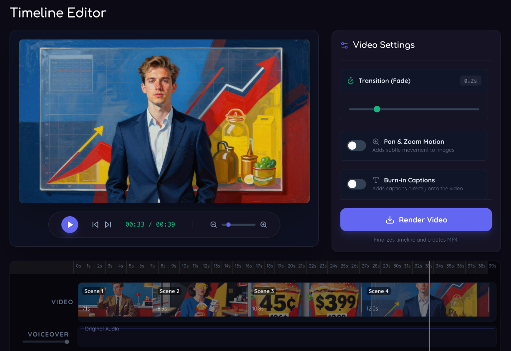 Sonicdue Timeline Editor